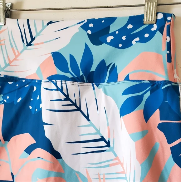 Uv Skinz Tropical UPF 50+ Mini Skort Athletic Sports Size XS Women Preowned - Picture 5 of 10